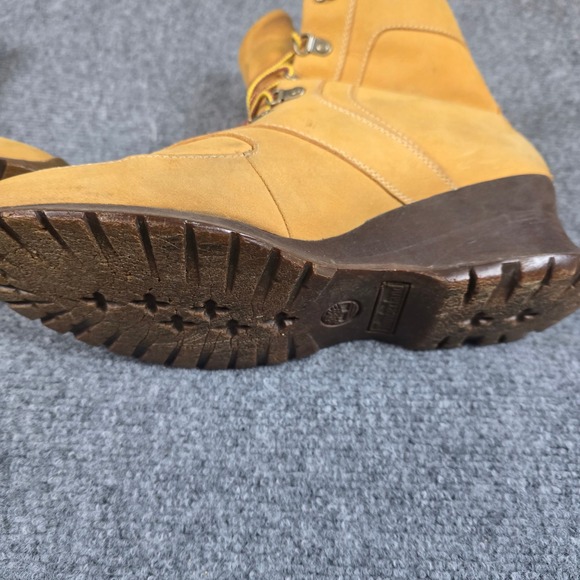 Timberland‎ Wedge Lace Up Boots Tan Suede Womens Size 9M - Picture 11 of 11